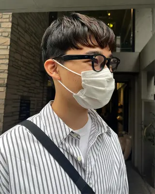 パーマ メンズ NERO 眞下秋歩のヘアスタイル