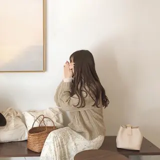 ロング カラー ヘアアレンジ 透け上品ハイトーン 職人ゆうと🤍のヘアスタイル