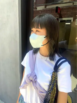 ミディアム カラー ♡ma ki♡のヘアスタイル