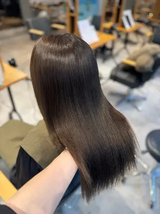 ロング カラー 宮本 優のヘアスタイル