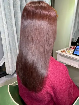 ロング カラー 栗形 龍乃介のヘアスタイル
