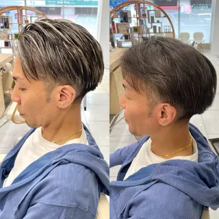 カラー メンズ ダウンパーマ特化💎 ボブ・レイヤーりなのヘアスタイル