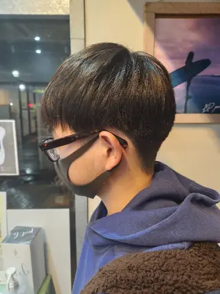 ショート メンズ ユウナ/眉ワックス /メンズカットモデルのヘアスタイル