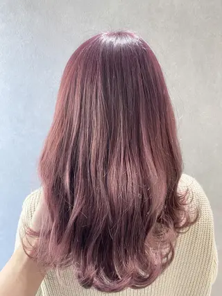 ロング カラー 🥇ブリーチ無し 透明感🥇佐藤のヘアスタイル