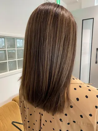 ミディアム カラー JILBLAN京都 ショート/ハイライトのヘアスタイル