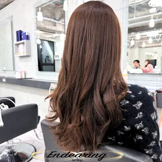 カラー Endearing 銀座/レイヤーカットのヘアスタイル