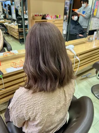 ミディアム カラー メンズカット松戸/韓 国/メンズパーマ航太のヘアスタイル