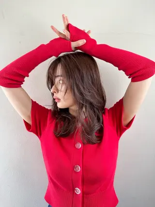 セミロング SANC hair salonのヘアスタイル