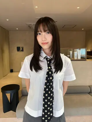 ロング ボブ/タイトアレンジ 個性派結婚式アレンジのヘアスタイル