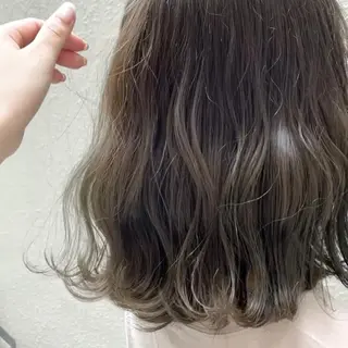 ミディアム カラー mareka/顔周り /透明感カラー🤍のヘアスタイル