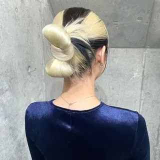 セミロング ヘアアレンジ Je suis heureuse Miel所属・🐩艶カラー/ chisato🌙のヘアスタイル