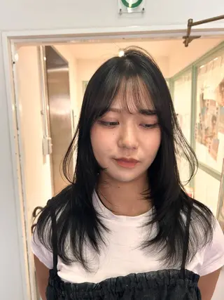 ロング カラー HAZEL博多所属・ひかり HAZELのヘアスタイル