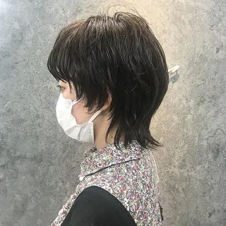 ショート 所渉/韓国レイヤー /ウルフカットのヘアスタイル