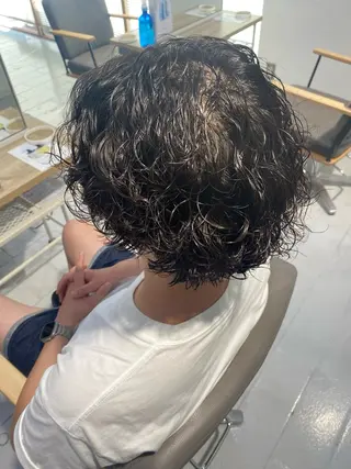 パーマ メンズ 韓国ヘア/ニュアンス パーマ　kaitoのヘアスタイル