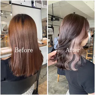 ロング カラー ムラ修正/ ハイトーン💖Riaのヘアスタイル