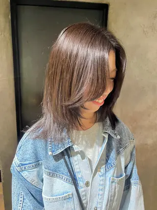 ミディアム カラー arbos所属・鳳美容室 /yurikaのヘアスタイル