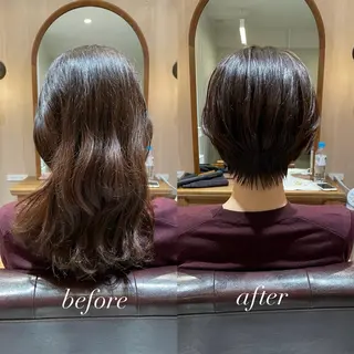 ショート SALOWIN池袋East店4F所属・池袋/髪質改善 /岸田恵のヘアスタイル