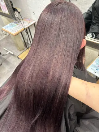 ロング カラー ハイトーン/ダブル カラー/akihoのヘアスタイル