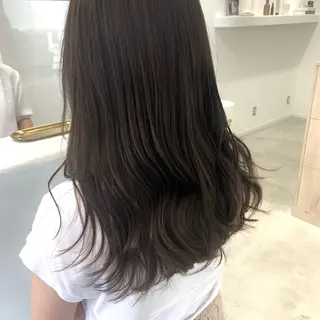 ロング カラー ボブ/美髪矯正 /佐藤　奈巳のヘアスタイル