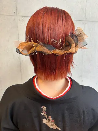 ヘアアレンジ i MA　ヘアスタジオ所属・勝野 麻美のヘアスタイル