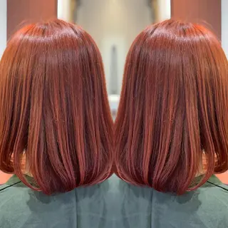 ミディアム カラー 飯田 真澄のヘアスタイル