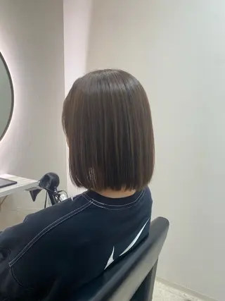 ショート カラー 韓国🇰🇷艶髪 ケアカラーSHURIのヘアスタイル