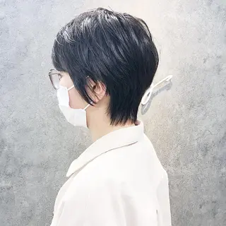 ショート 所渉/韓国レイヤー /ウルフカットのヘアスタイル