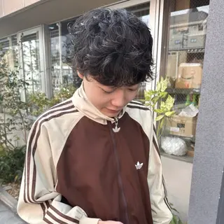 パーマ メンズ 杏 華のヘアスタイル