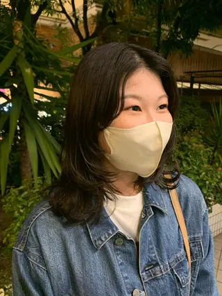 ミディアム yukie🌷 /暖色🍒梅田サロンのヘアスタイル