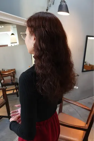 ロング カラー パーマ room3小出 奈央子のヘアスタイル