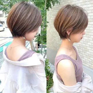 ショート カラー 美髪/カラー 美容院🌈渡辺隼也のヘアスタイル