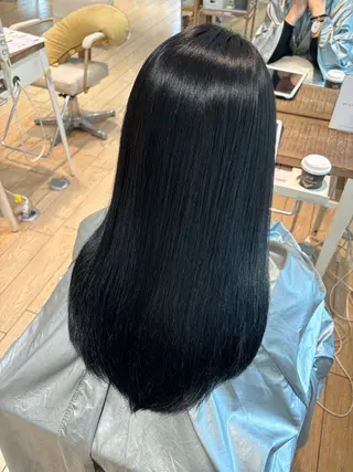 ロング カラー Yui / ユイ 艶々カラー🩵´-のヘアスタイル