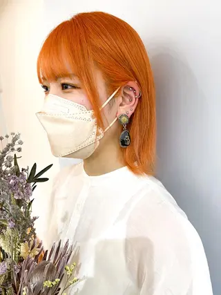 ショート kva所属・☺︎ RIHOのヘアスタイル