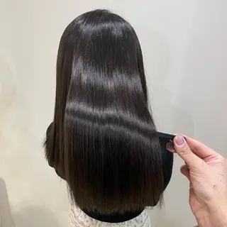 ロング カラー 縮毛矯正/髪質改善 /韓国風　山川春輝のヘアスタイル