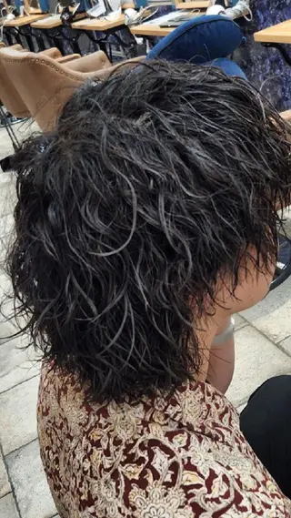 ミディアム パーマ メンズ Signhair所属・🌟あかり🌟 #Sign hairのヘアスタイル