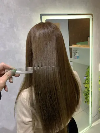 ロング 中川/縮毛矯正/ 高羽　克明のヘアスタイル