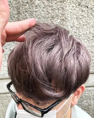 カラー ヘアアレンジ メンズ ainico+所属・メンズ特化✂️栗原 侑也のヘアスタイル