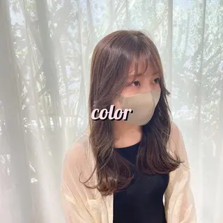 セミロング 髪質改善/透明感カラ ー/Ayana 🍒のヘアスタイル
