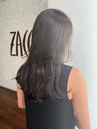 ロング 縮毛矯正／ストレート /yuyaのヘアスタイル