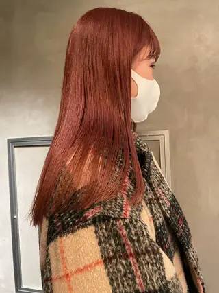 ロング カラー classic 新横浜所属・大人girly🛋️ 🤍yukakoのヘアスタイル