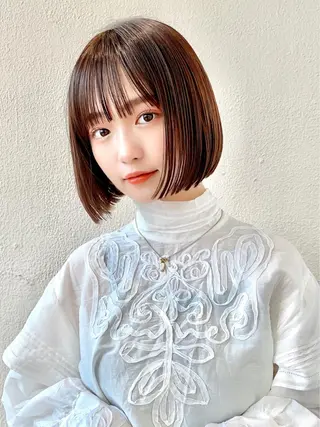 ミディアム カラー 市原 大翼のヘアスタイル