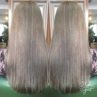 ロング カラー パーマ ヘアアレンジ メンズ キッズ ネイル マツエク・マツパ PALETTE(パレット)所属・SHIORI💜口コ ミNo.1艶カラーのヘアスタイル