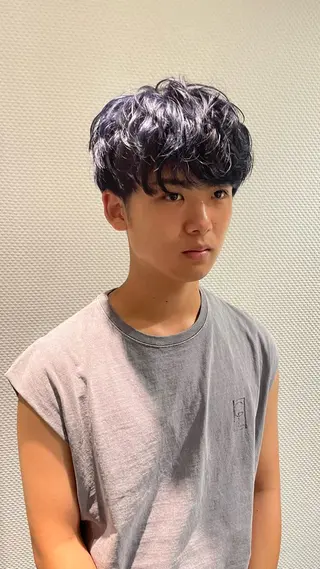 ショート カラー メンズ La Pensee/ カスヤリクのヘアスタイル