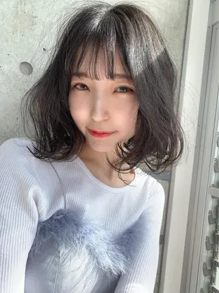 ロング カラー パーマ ヘアアレンジ メンズ キッズ ネイル マツエク・マツパ M.O.D渋谷所属・🫧渋谷美容師 たくみ🫧のヘアスタイル