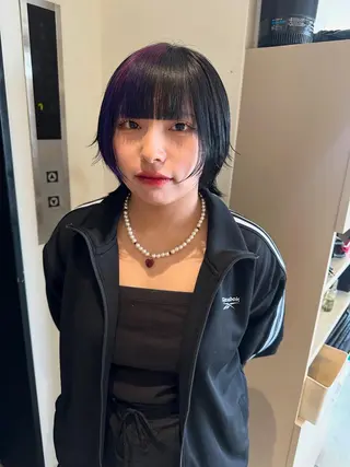 ショート カラー Maria 梅田/デザインカラーのヘアスタイル