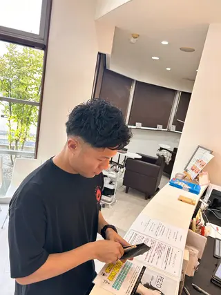 パーマ 生沼 海優のヘアスタイル