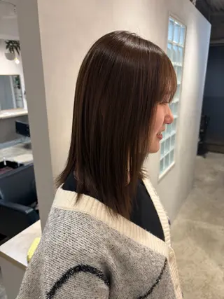 ミディアム り おのヘアスタイル