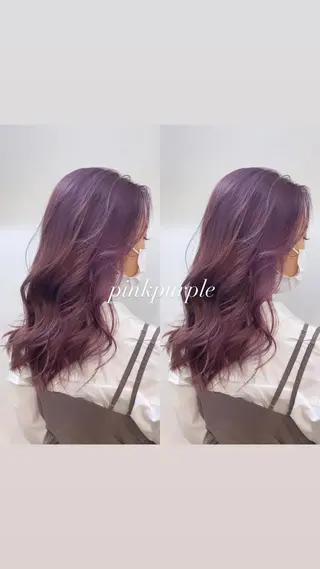 セミロング カラー ヘアアレンジ 🌻Insta指名 NO.1🌻Shoのヘアスタイル