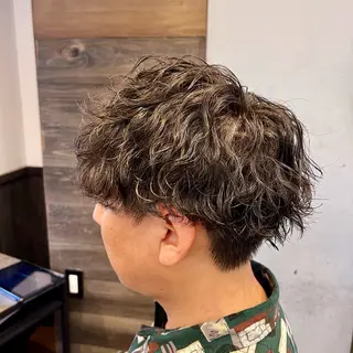 パーマ メンズ アグヘアーシータ所属・🤩メンズカット/ パーマ山本🤩のヘアスタイル