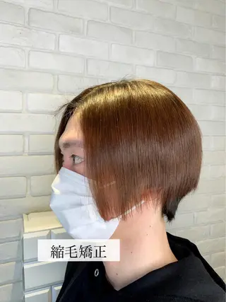 パーマ メンズ 髪質改善/縮毛矯正 艶カラー/珠聡のヘアスタイル